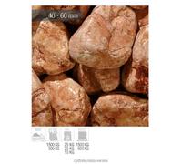Ciottolo di marmo Rosso Verona sacco da 25 kg sassi pietre arredo giardino vasi