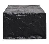 CIOURSTO Cappuccio Protettivo Impermeabile per Mobili da Giardino 200x200x70 Cm - Saldamente Sferzato con 8 Ginocchia in Metallo, (135 x 135 x 90 cm)