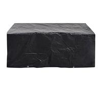 CIOURSTO Cappuccio Protettivo Impermeabile per Mobili da Giardino 200x200x70 Cm - Saldamente Sferzato con 8 Ginocchia in Metallo, (242 x 162 x 100 cm)