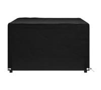 CIOURSTO Cappuccio Protettivo Impermeabile per Mobili da Giardino 200x200x70 Cm - Saldamente Sferzato con 8 Ginocchia in Metallo, (160 x 120 x 75 cm)