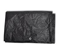 CIOURSTO Cappuccio Protettivo Impermeabile per Mobili da Giardino 200x200x70 Cm - Saldamente Sferzato con 8 Ginocchia in Metallo, (172 x 113 x 73 cm)
