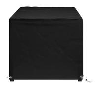 CIOURSTO Cappuccio Protettivo Impermeabile per Mobili da Giardino 200x200x70 Cm - Saldamente Sferzato con 8 Ginocchia in Metallo, (192 x 82 x 65 cm)