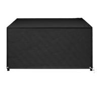 CIOURSTO Cappuccio Protettivo Impermeabile per Mobili da Giardino 200x200x70 Cm - Saldamente Sferzato con 8 Ginocchia in Metallo, (230 x 165 x 80 cm)