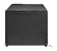 CIOURSTO Cappuccio Protettivo Impermeabile per Mobili da Giardino 200x200x70 Cm - Saldamente Sferzato con 8 Ginocchia in Metallo, (192 x 82 x 65 cm)