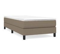 CIOURSTO Letto Boxspring, Materiale Legno e Molle Confezionate Singolarmente, Letto Imbottito Singolo o Matrimoniale con Materasso e Coprimaterasso (80 x 200 cm)