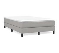 CIOURSTO Letto Boxspring, Materiale Legno e Molle Confezionate Singolarmente, Letto Imbottito Singolo o Matrimoniale con Materasso e Coprimaterasso (120 x 200 cm)