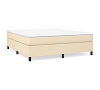 CIOURSTO Letto Boxspring, Materiale Legno e Molle Confezionate Singolarmente, Letto Imbottito Singolo o Matrimoniale con Materasso e Coprimaterasso (180 x 200 cm)
