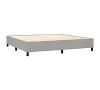 CIOURSTO Letto Boxspring, Materiale Legno e Molle Confezionate Singolarmente, Letto Imbottito Singolo o Matrimoniale con Materasso e Coprimaterasso (200 x 200 cm)