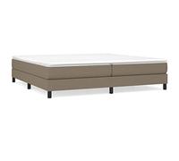 CIOURSTO Letto Boxspring, Materiale Legno e Molle Confezionate Singolarmente, Letto Imbottito Singolo o Matrimoniale con Materasso e Coprimaterasso (200 x 200 cm)
