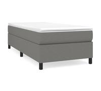CIOURSTO Letto Boxspring, Materiale Legno e Molle Confezionate Singolarmente, Letto Imbottito Singolo o Matrimoniale con Materasso e Coprimaterasso (80 x 200 cm)