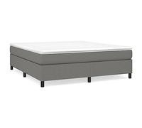 CIOURSTO Letto Boxspring, Materiale Legno e Molle Confezionate Singolarmente, Letto Imbottito Singolo o Matrimoniale con Materasso e Coprimaterasso (180 x 200 cm)