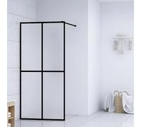 CIOURSTO Schermata della Doccia - Vetro Temperato da 5 Mm, Doccia Pannello da Bagno, Larghezza Regolabile, con Bar di Supporto in Acciaio Inossidabile, per Decorazioni per (140 x 195 cm)