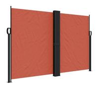 CIOURSTO Tenda Laterale Retrattile, Tessuto in Poliestere e Struttura in Acciaio, Schermo Retrattile per Patio, Giardino, Balcone o Ufficio, Acqua e Raggi UV (160 x 1000 cm)