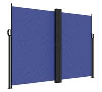 CIOURSTO Tenda Laterale Retrattile, Tessuto in Poliestere e Struttura in Acciaio, Schermo Retrattile per Patio, Giardino, Balcone o Ufficio, Acqua e Raggi UV (180 x 1000 cm)