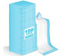 CIOXSOIO 100 pezzi Traverse Neonato Fasciatoio Monouso, 33 x 45 cm Getta e Getta Multiuso Panni Assorbenti Monouso, Traversine Pannolini Bambino Traspirante Morbido Impermeabile