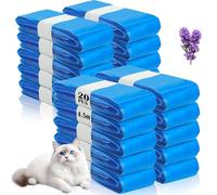 CIOXSOIO 20 Pezzi Ricarica Mangiapannolini, 4.5m Sacchetti Lettiera Gatto Ispessita Antiodore, Compatibile con Litter Genie LittyCat LitterLocker