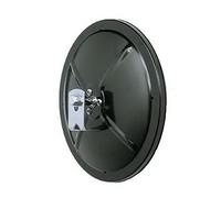 CIPA 48850 Black Round Convex Mirror by CIPA
