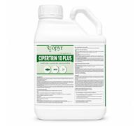 Cipertrin 10 Plus 5 L Copyr - Insetticida Concentrato Emulsionabile a Rapido Effetto Abbattente contro Zanzara Tigre, Blatte e Formiche