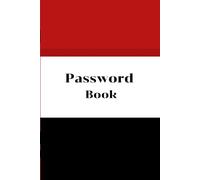 "CipherNest: A Sleek Password Organizer in Red & Black": "Securely Store All Your Passwords, Logins, and Access Codes - 120 Page Journal for Digital Peace of Mind"