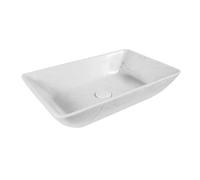 CIPI CALACATTA COMODO Lavandino da appoggio in marmo con venature grigio chiaro