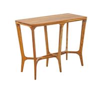 CIPI Consolle DANCER mobile in Teak naturale di recupero trattato e curvato