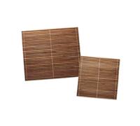 CIPI DECK PEDANA DOCCIA 50x70 listellare in legno di Teak naturale trattato