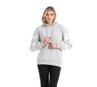 Cipo & Baxx Felpa da donna con cappuccio - Elegante felpa con cappuccio e tasca a marsupio, comoda felpa per il tempo libero, la vita quotidiana e lo streetwear, Wl363 Grigio, M