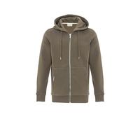 Cipo & Baxx Felpa da uomo basic con cappuccio e cerniera, 556-kaki, XXL