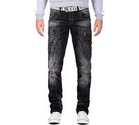 Cipo & Baxx Jeans da Uomo CD296-bans Nero W32/L32
