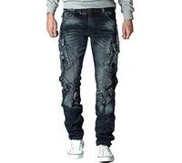 Cipo & Baxx Jeans da Uomo CD440-bans Blu W34/L34