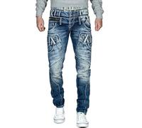 Cipo & Baxx Jeans da Uomo CD466-bans Blu W32/L32
