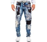 Cipo & Baxx Jeans da Uomo CD482-bans Blu W32/L32