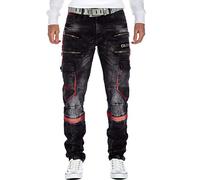 Cipo & Baxx Jeans da Uomo CD561-bans Nero W40/L34