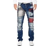 Cipo & Baxx Jeans da Uomo CD574-bans Blu W31/L34