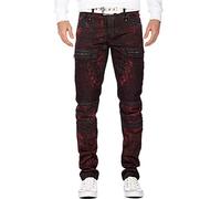 Cipo & Baxx Jeans da Uomo CD581-bans Bordeaux W33/L32