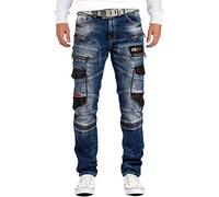 Cipo & Baxx Jeans da Uomo CD586-bans Blu W33/L34