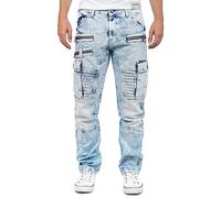 Cipo & Baxx Jeans da Uomo CD798-bans Blu Ghiaccio W38/L34