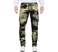 Cipo & Baxx Jeans Uomo CD677-bans Giallo W40/L32