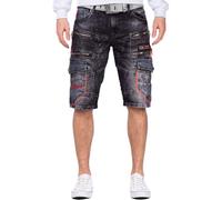 Cipo & Baxx Pantaloncini da Uomo CK224 Black W31