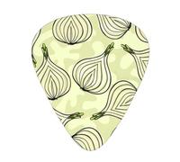 Cipolla,12 pezzi di plettri per chitarra, 3 plettri di diverso spessore per chitarra acustica, basso, ukulele