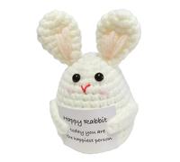 Cipolla Blueberry Bunny Rabbit Crochet Doll - Adorabile giocattolo di peluche lavorato a maglia, decorazione felice fatta a mano | divertente vegetale cartone animato per la casa, l'ufficio, la