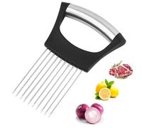 Cipolle per Tagliare,Affetta Cipolle,Coltello per Cipolle,Taglia Cipolla,Utensili da Cucina in Acciaio Inox,Supporto per Cipolle,Affetta Verdure,Tagliaverdure per Carne,Cipolle,Patate,Pomodori,Pimone