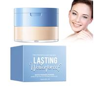 Cipria opaca,Cipria opaca a lunga durata,Poudre Visage Matifiante Longue Tenue,Poudre Libre,Poudre De Finition,Cipria traslucida,Pour Un Teint Uniforme-Naturel