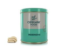 Cipriani Meringhe Harry's Bar, Ciuffi di Meringa Fragranti e Friabili in Scatola Regalo di Latta, Ottenute da Cottura Lenta a Temperatura Controllata, Ottime col Gelato, 50 Grammi
