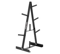 CIPRIANI SPORT - Rastrelliera Porta Dischi e Manubri - 7 Aste per Tutte le Dimensioni di Pesi - Design Elegante e Robusta Costruzione - Stabile e Protettiva per il Pavimento - Made in Italy