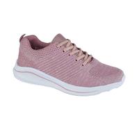 Cipriata Leona 5 Eye Trainer Memory Foam Donna Rosa Pink Sneakers Con Lacci