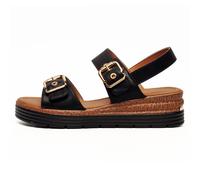 Cipriata Milio Donna Spiaggia Estiva Moda Sandali Casual Nero