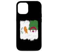 Cipro Algeria Mezza bandiera Cipro Algeria patrimonio algerino Custodia per iPhone 12/12 Pro