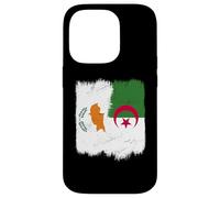 Cipro Algeria Mezza bandiera Cipro Algeria patrimonio algerino Custodia per iPhone 14 Pro