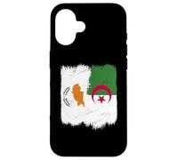 Cipro Algeria Mezza bandiera Cipro Algeria patrimonio algerino Custodia per iPhone 16